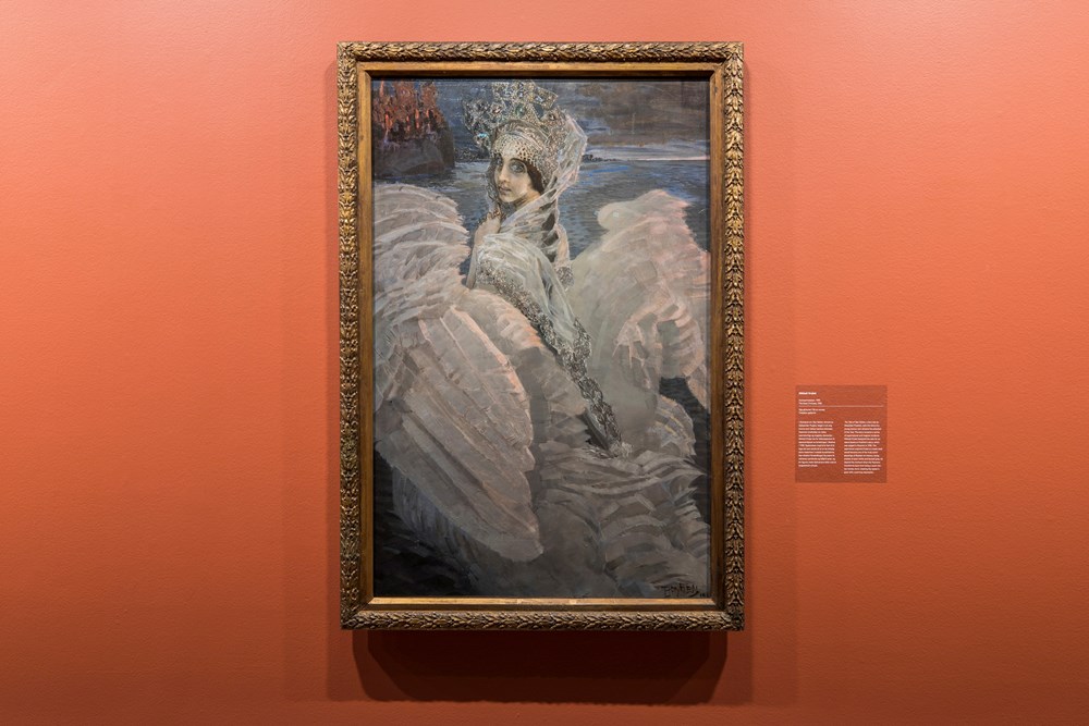 Mikhail Vrubel: Svaneprinsessen. Olje på lerret, 1900. © Tretyakov Gallery. Foto: Munchmuseet