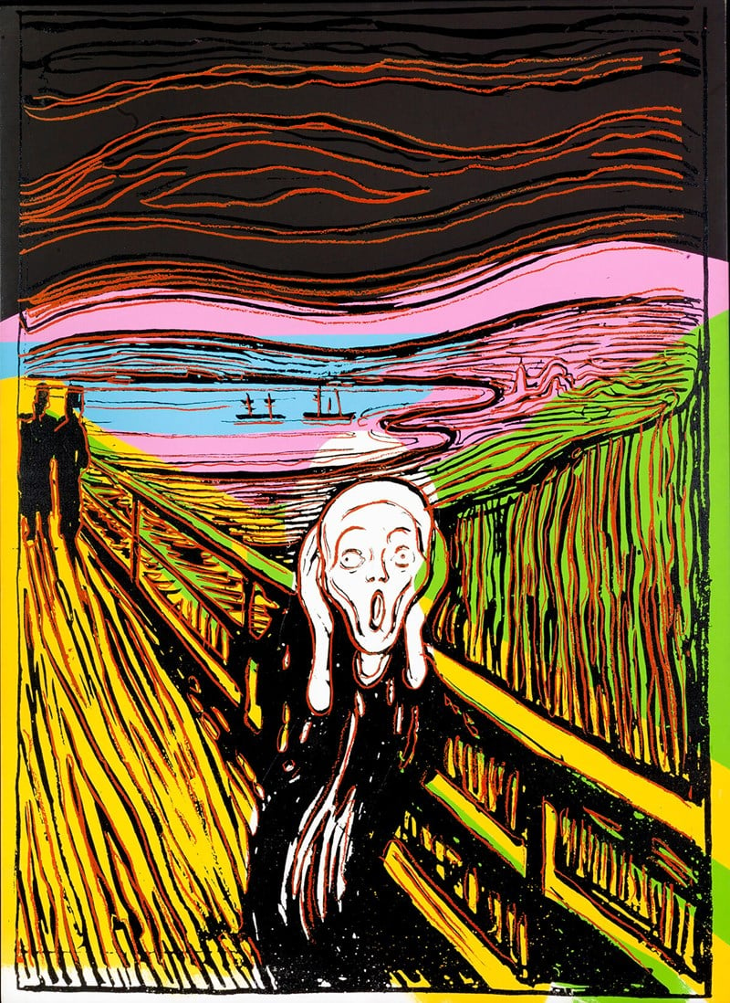 Andy Warhol: The Scream (After Munch), 1984. © The Andy Warhol Foundation for the Visual Arts.