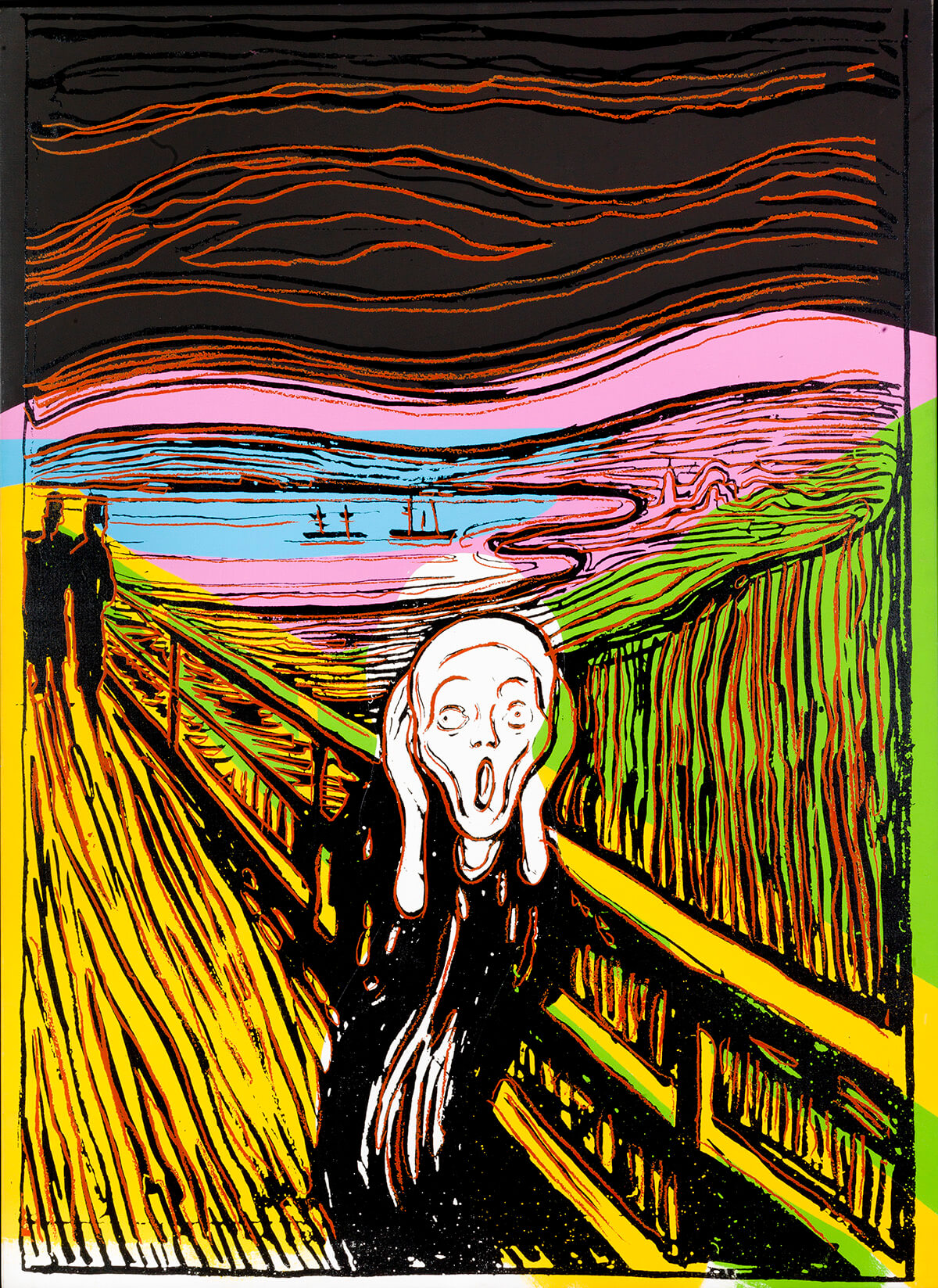 Andy Warhol: The Scream (After Munch), 1984. © The Andy Warhol Foundation for the Visual Arts