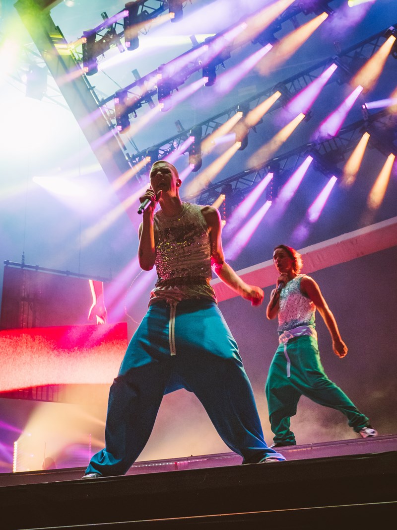 Cezinando concert, outfits by Admir Batlak. Photo by Christoffer Krook (2018)