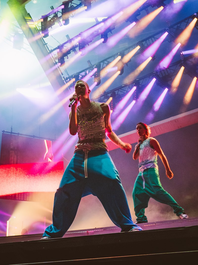 Cezinando concert, outfits by Admir Batlak. Photo by Christoffer Krook (2018) 