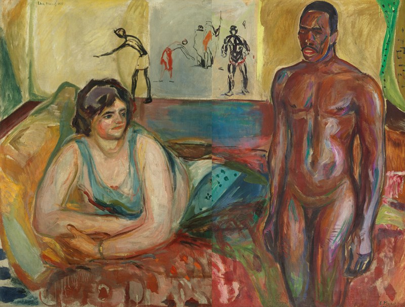 Edvard Munch: Cleopatra and the Slave. Oil on canvas, 1916. Photo © Munchmuseet