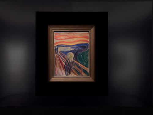 Edvard Munch, Skrik. Tempera og olje på ugrundert papp, 1910?. Foto: Munchmuseet.
