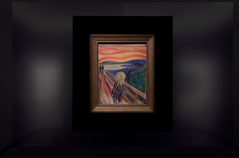 Edvard Munch, Skrik. Tempera og olje på ugrundert papp, 1910?. Foto: Munchmuseet.