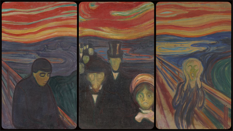  Despair (1894), Anxiety (1894) and The Scream (1910?)