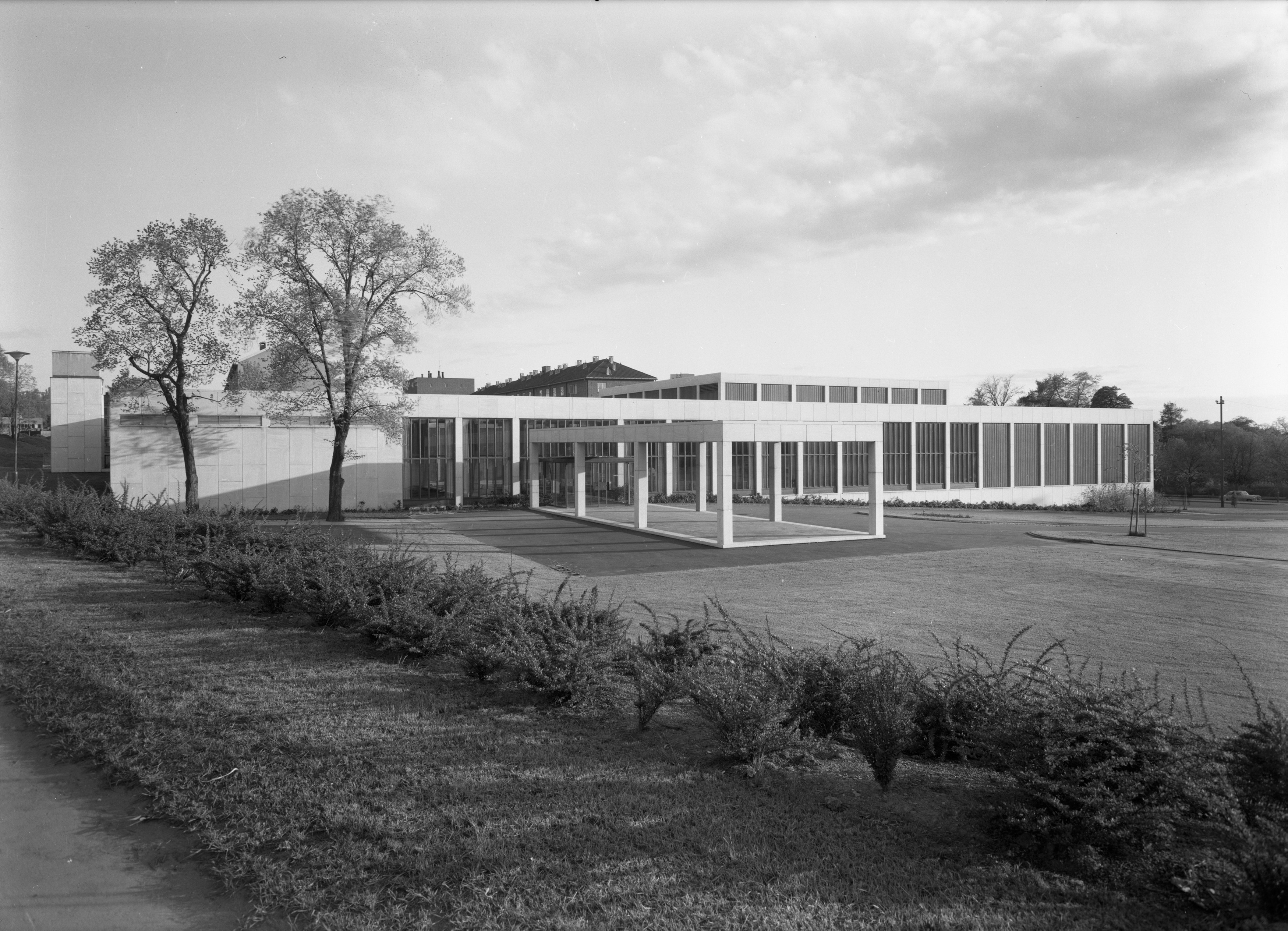Munchmuseet på Tøyen ved åpningen i 1962. Foto @ Teigens fotoatelier/Dextra photo, Norsk Teknisk Museum