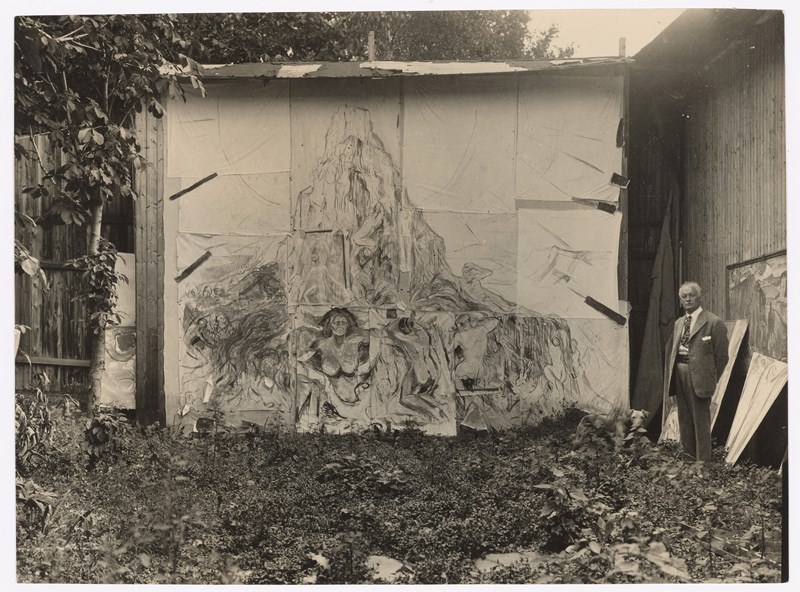  Photography of Munch's open-air studio. Photo: O.Væring Eftf AS © Munchmuseet