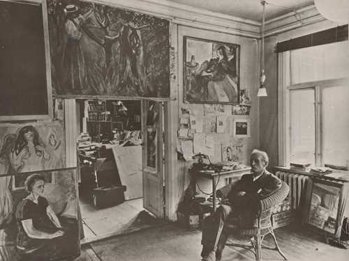 Munch på Ekely, 1943. Photo © Munchmuseet