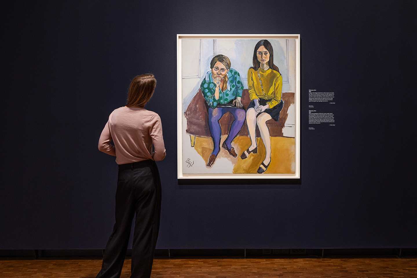 Installasjonsbilde fra utstillingen "Alice Neel. Hver person er et nytt univers". Foto: Munchmuseet