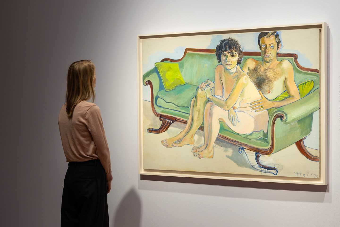 Installasjonsbilde fra utstillingen "Alice Neel. Hver person er et nytt univers". Foto: Munchmuseet