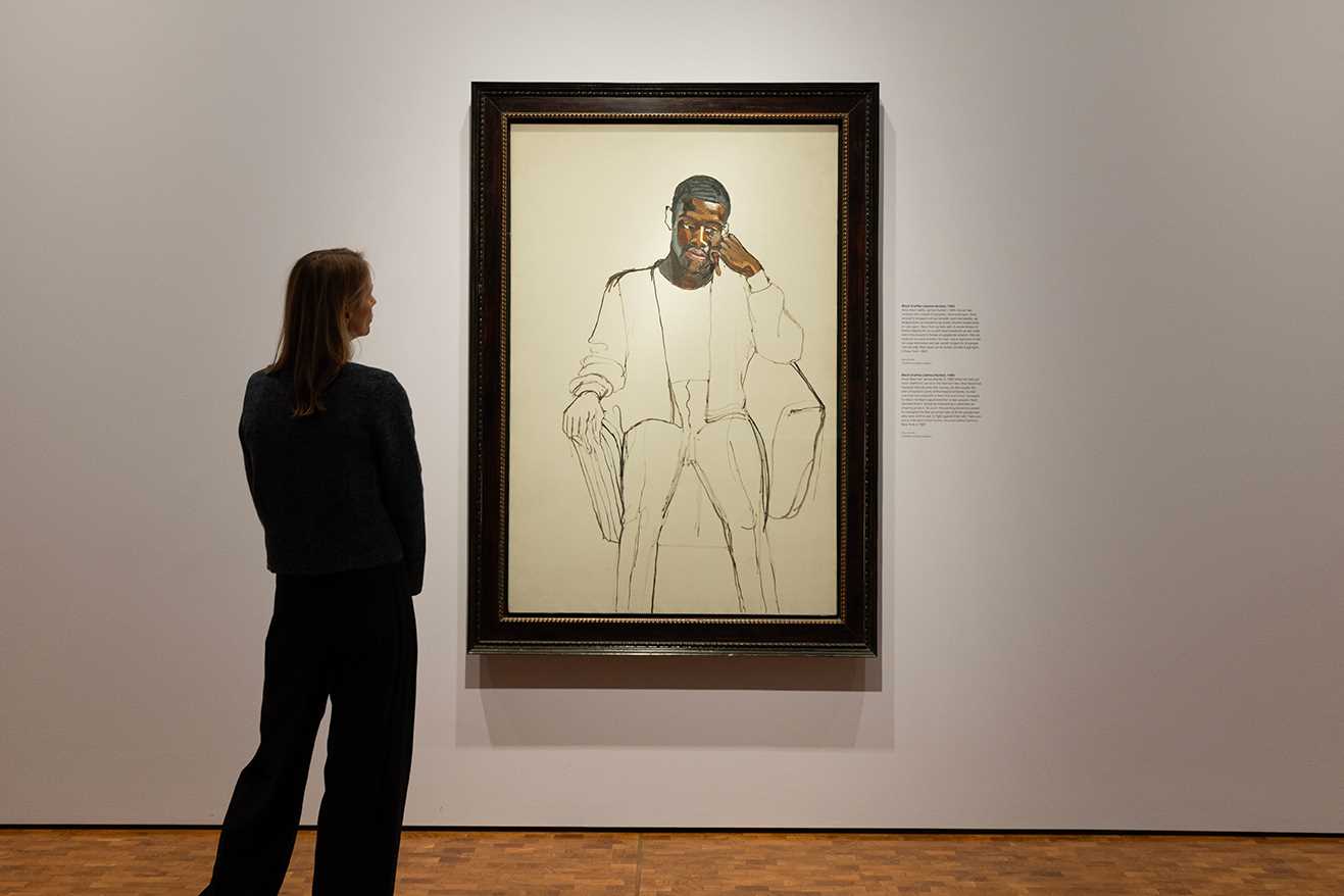 Installasjonsbilde fra utstillingen "Alice Neel. Hver person er et nytt univers". Foto: Munchmuseet