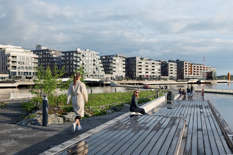 Inger Munch's Pier in June 2021. Photo: Istvan Virag