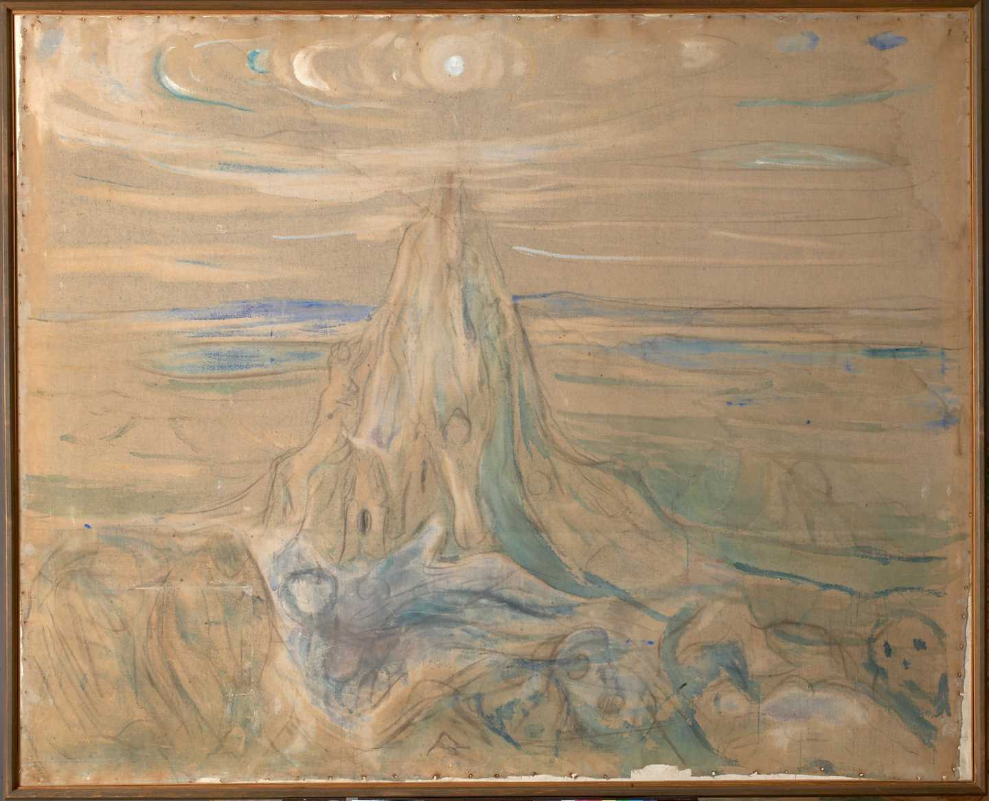 Edvard Munch: Menneskeberget. Olje på lerret, 1909. Foto © Munchmuseet