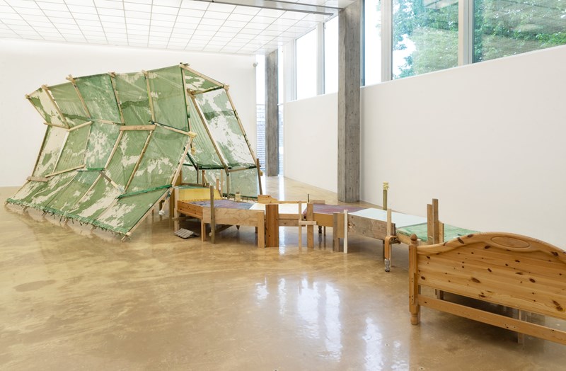 Apichaya Wanthiang, I’ve been here before (2020). Installation view at Kristiansand Kunsthall, Kristiansand. Courtesy of the artist and Kristiansand Kunsthall. 