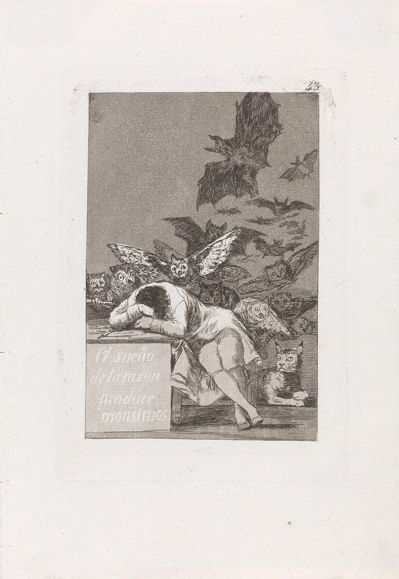 Francisco de Goya, Når fornuften sover, kommer monstrene