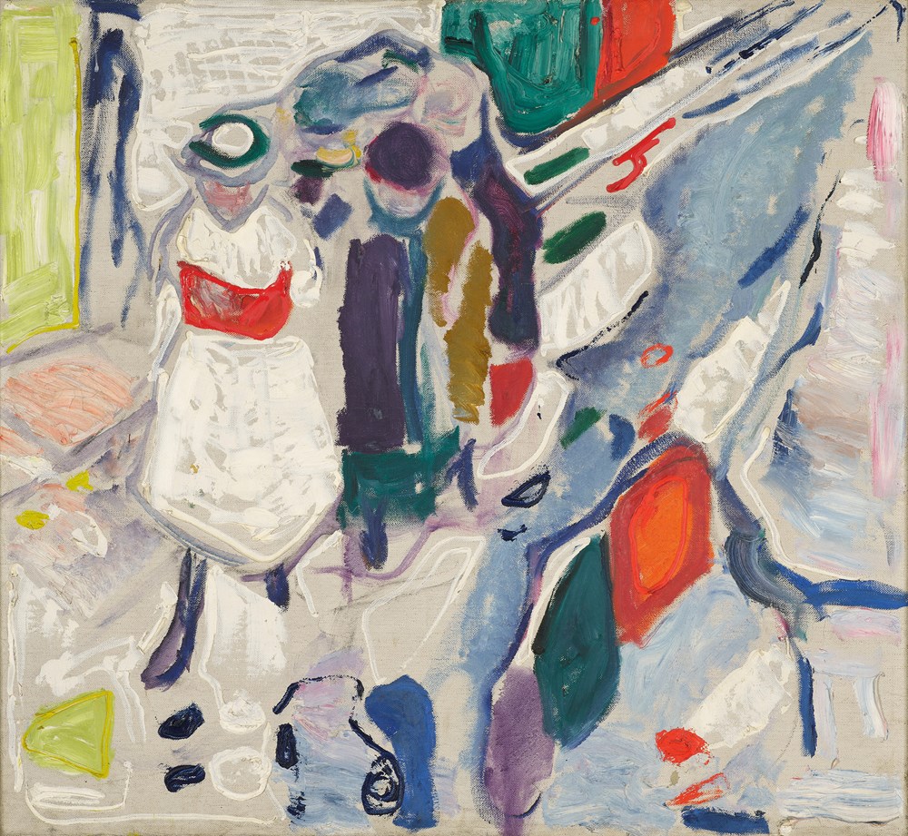  Edvard Munch, Barn i gata, 1913–15. Olje på lerret.