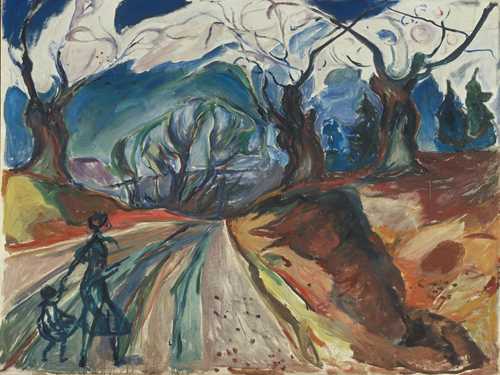 Edvard Munch, The Magic Forest, 1919–1925. Oil on canvas. Photo © Munchmuseet