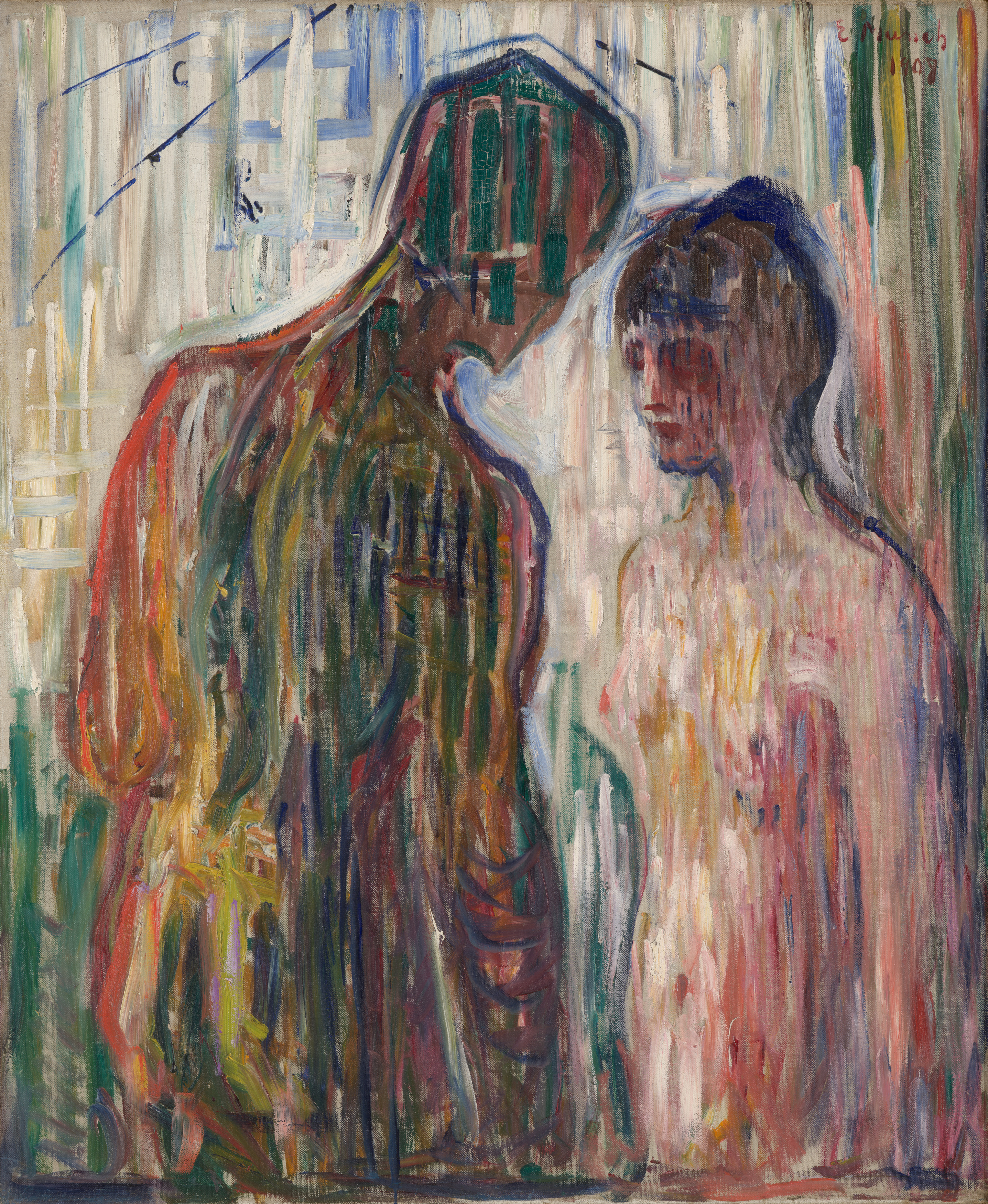 Edvard Munch: Cupid and Psyche. Oil on canvas, 1907. Photo © Munchmuseet