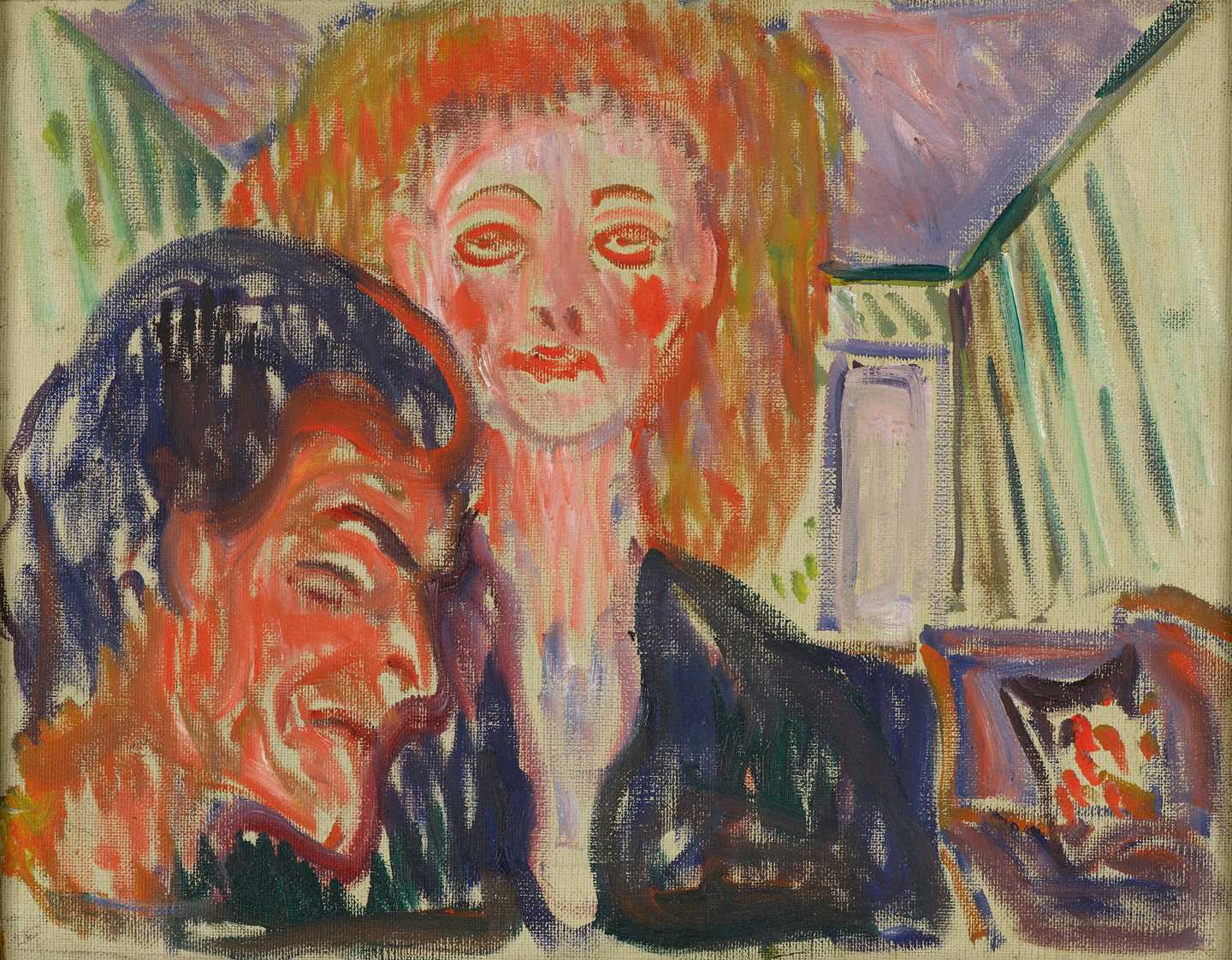 Edvard Munch: Hatred. Oil on canvas, 1907. Photo © Munchmuseet