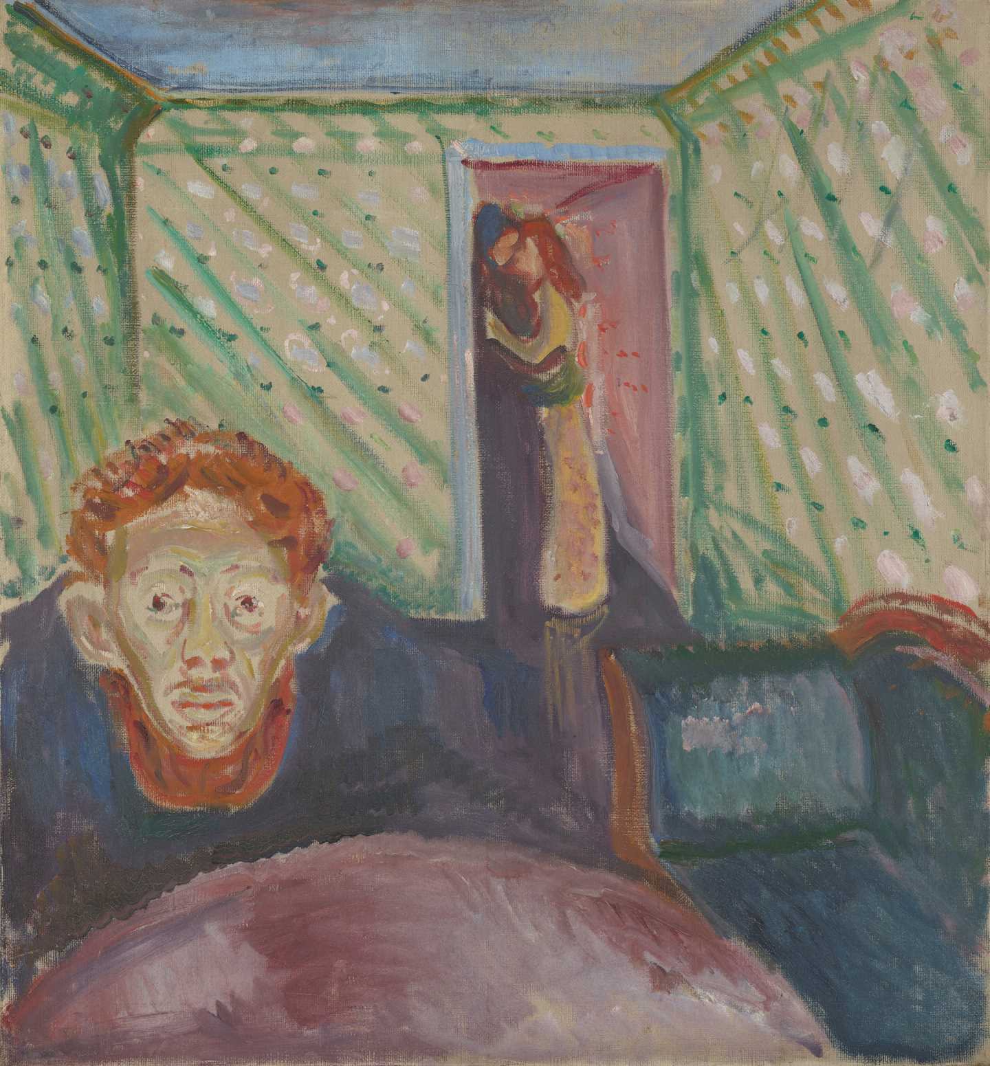 Edvard Munch: Sjalusi. Olje på lerret, 1907. Foto © Munchmuseet