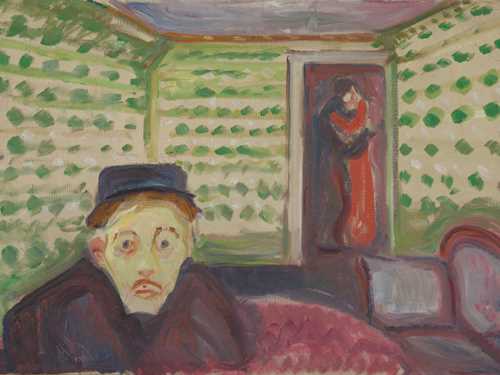 Edvard Munch: Sjalusi. Olje på lerret, 1907?. Foto © Munchmuseet