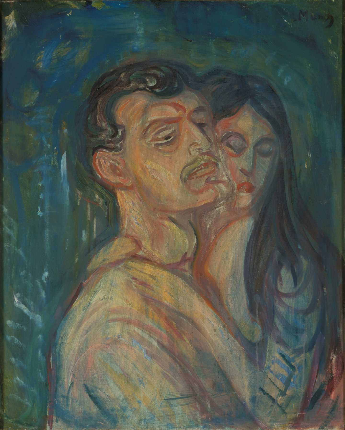 Edvard Munch: Head by Head. Oil on canvas, 1905. Photo © Munchmuseet