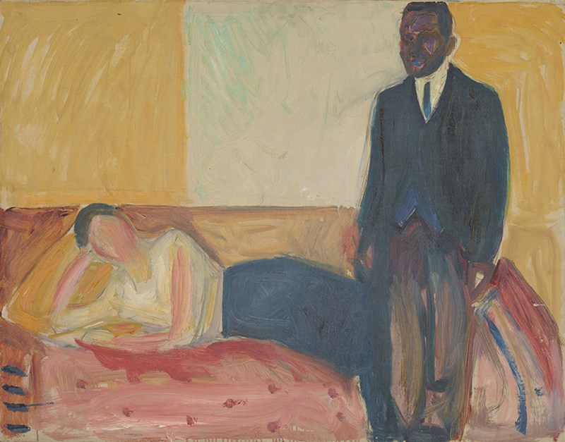 Edvard Munch: [Tittel til vurdering]. Olje på lerret, 1916–1917. Foto © Munchmuseet