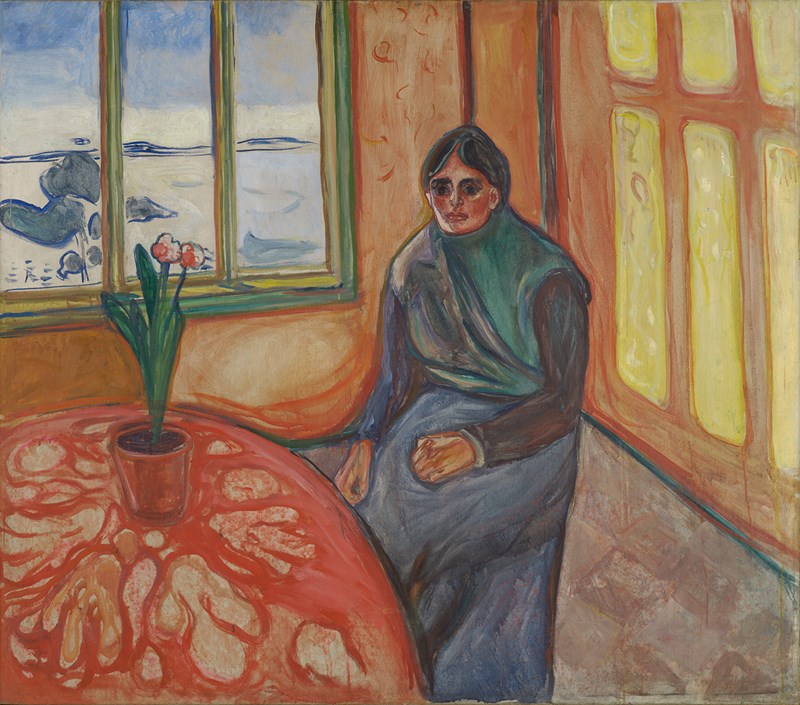 Edvard Munch: Melankoli. Olje på lerret, 1900–01. Foto © Munchmuseet