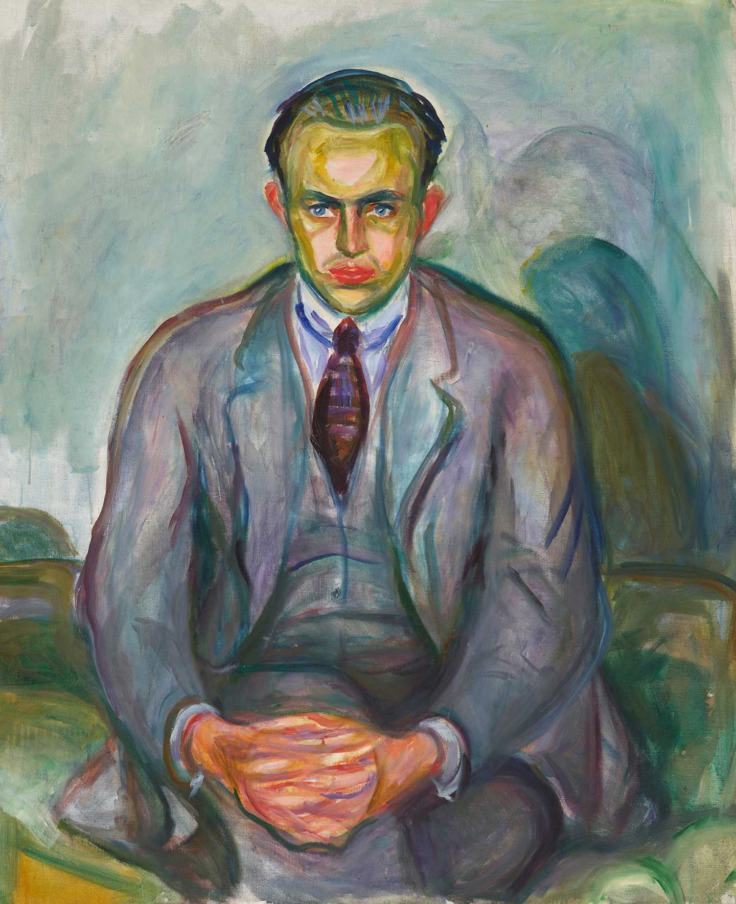 Edvard Munch: Rolf Stenersen. Oil on canvas, 1925-26. Photo © Munchmuseet