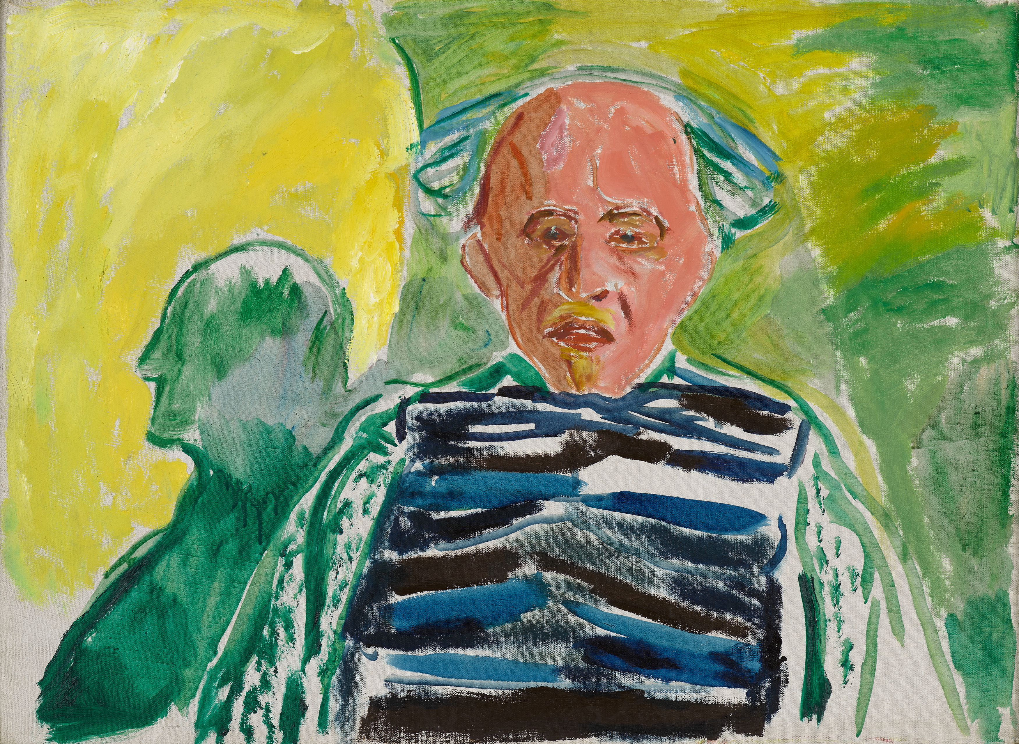  Edvard Munch: Self-Portrait. Oil on canvas, 1940–43. Photo © Munchmuseet
